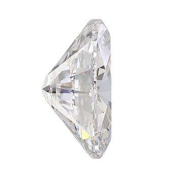GIA 4.02 Carat Oval Cut Diamond E/VS2 Three Stone Half Moon Sidestone Ring – Assay Jewelers