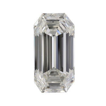 GIA 6.16 Carat Emerald Cut Diamond and Trapezoid Three Stone Engagement Ring – Assay Jewelers