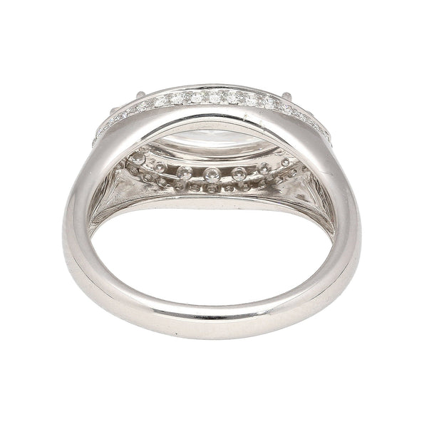 GIA Certified 1.5 Carat Marquise Cut Diamond Men's Pinky Ring