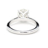 GIA Certified 2.56 Carat Round Cut Diamond Cathedral Solitaire Ring