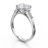 GIA Certified 3.01 Carat E/VS1 Diamond Platinum Three Stone Engagement Ring