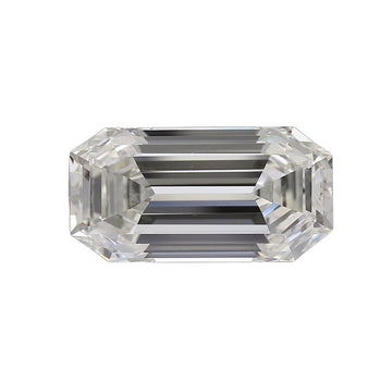 GIA Certified 5.36 Carat Emerald Cut Diamond East West Bezel Unisex Ring – Assay Jewelers