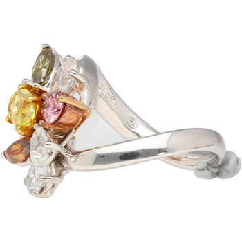 GIA & IGI Certified 3 Carat Natural Fancy Color Diamond Ring Platinum & 18K Gold – Assay Jewelers