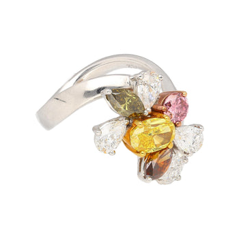 GIA & IGI Certified 3 Carat Natural Fancy Color Diamond Ring Platinum & 18K Gold – Assay Jewelers