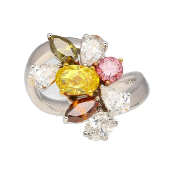 GIA & IGI Certified 3 Carat Natural Fancy Color Diamond Ring Platinum & 18K Gold – Assay Jewelers