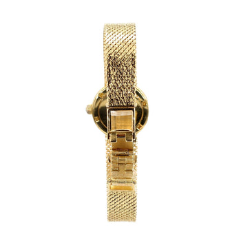 Gübelin 18K Gold Champagne Dial Mesh Bracelet Ladies Watch – Assay Jewelers