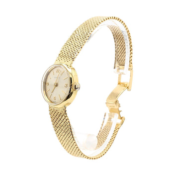 Gübelin 18K Gold Champagne Dial Mesh Bracelet Ladies Watch – Assay Jewelers