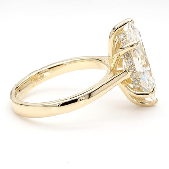 IGI Cert. 3 Carat Marquise Lab Diamond Hidden Halo Engagement Ring – Assay Jewelers