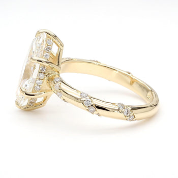 IGI Cert. 3 Carat Marquise Lab Diamond Pave Twist Shank Engagement Ring – Assay Jewelers