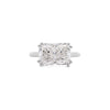 IGI Zertifikat. 4,25 Karat Radiant Cut Lab Grown Diamant East West Verlobungs-Ring