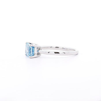 IGI Certified 2.08 Carat Vivid Blue Lab Grown Diamond Engagement Ring – Assay Jewelers