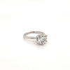 IGI Certified 2.26 CT G/VS2 Round Cut Lab Diamond Bague à 6 griffes