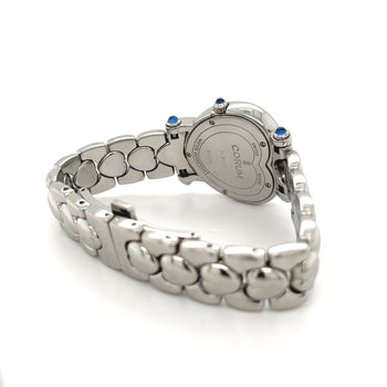 Ladies Corum Watch Mother of Pearl and Heart Shape Diamond Case – Assay Jewelers