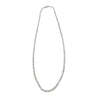 Natural 15.50 CTTW Graduated Diamond Riviera Tennis Necklace 18" in Platinum