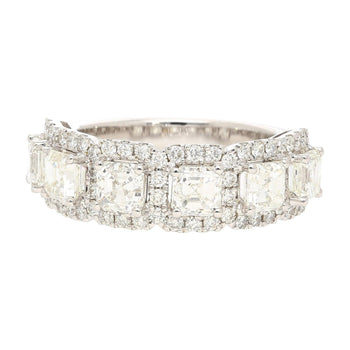 alt
18Kホワイトゴールドのナチュラル2.75CTTWアッシャーカットダイヤモンドクラウン婚約Ring – Assay Jewelers