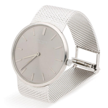 Patek Philippe Calatrava 3468 34mm Gray Dial 18K White Gold Watch – Assay Jewelers