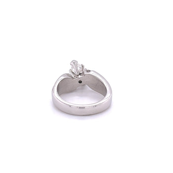Ring con diamante taglio marquise da 1,20 carati in platino – Assay Jewelers