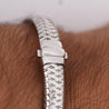 Roberto Coin 18K White Gold Woven Flexible Bangle Bracelet