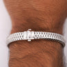 Roberto Coin 18K White Gold Woven Flexible Bangle Bracelet