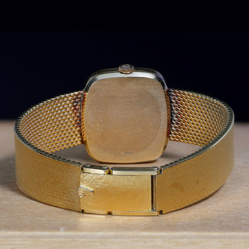 Rolex Cellini 4082 Gold Dial 18K Yellow Gold Bracelet Circa 1976 Vintage Watch – Assay Jewelers