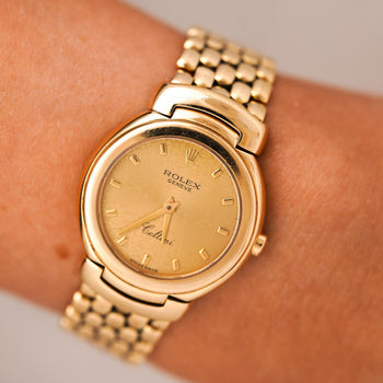 Rolex Cellini 6621 Jubilee Dial 18K 26mm Vintage Ladies Watch – Assay Jewelers