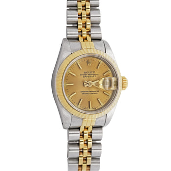 Rolex Datejust 69173 Vintage 2 Tone 26mm Fluted Jubilee Watch – Assay Jewelers