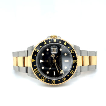 Rolex GMT-II quadrante nero 40MM in bicolore con bracciale Oyster Rif. 116713LN – Assay Jewelers