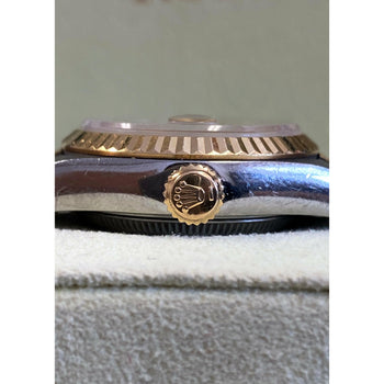 Rolex Ladies DateJust 26mm Quadrante oro con cinturino Jubilee bicolore – Assay Jewelers