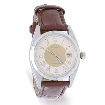 Rolex Oysterdate Precision 6694 Two-Tone Tuxedo Dial Circa 1959 Vintage Watch – Assay Jewelers