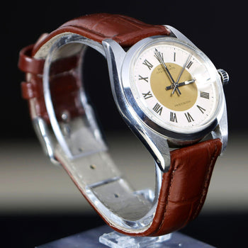 Rolex Oysterdate Precision 6694 Two-Tone Tuxedo Dial Circa 1959 Vintage Watch – Assay Jewelers