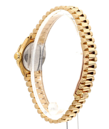 Rolex Precision 22mm Diamond Bezel 18K Gold Watch – Assay Jewelers