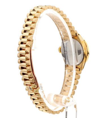 Rolex Precision 22mm Diamond Bezel 18K Gold Watch – Assay Jewelers