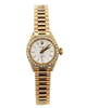 Rolex Precision 22mm Diamond Bezel 18K Gold Watch