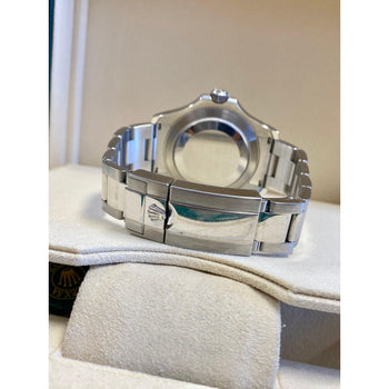 alt
Rolex Yacht-Master 40mm quadrante blu con lunetta in platino e bracciale Oyster – Assay Jewelers