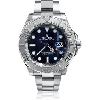 alt
Rolex Yacht-Master 40mm quadrante blu con lunetta in platino e bracciale Oyster – Assay Jewelers