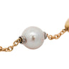 South Sea and Akoya Pearl With Gold Beads 18K Gold Station Bracelet