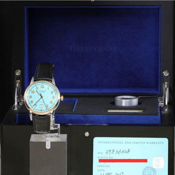 Tiffany & Co. CT60 Tiffany Blue Dial Two-Tone 40mm Full Set Watch – Assay Jewelers