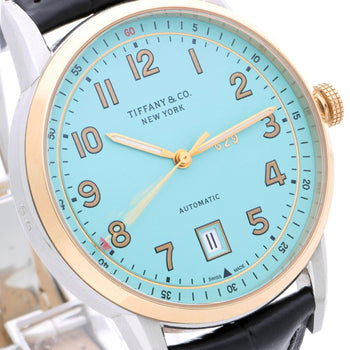 Tiffany & Co. CT60 Tiffany Blue Dial Two-Tone 40mm Full Set Watch – Assay Jewelers