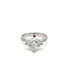 Cadre Carré Incliné Bague en Diamant de Laboratoire Taille Coussin 3,31CT