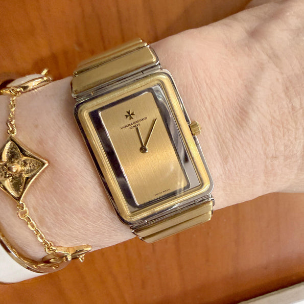 Vacheron Constantin Harmony 18K Gold Steel Two-Tone Champagne Dial Vintage Watch