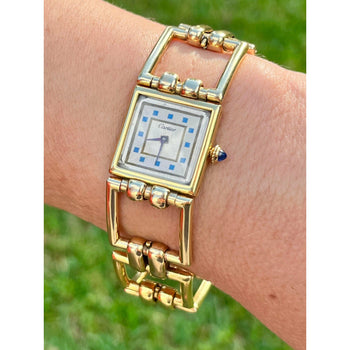 Vintage Cartier Square Link Watch in 14k gold - 21mm - Laides – Assay Jewelers