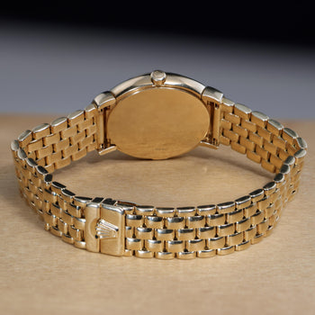 Vintage Rolex Cellini 6621 Diamond Hour Marker 18K Gold 26mm Watch – Assay Jewelers
