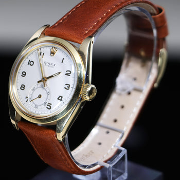 Vintage Rolex Oyster 6246 36mm Dial Small Seconds Manual Wind Watch Circa 1972 – Assay Jewelers