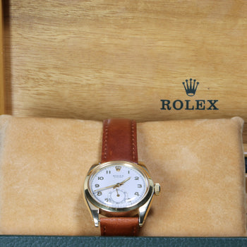 Vintage Rolex Oyster 6246 36mm Dial Small Seconds Manual Wind Watch Circa 1972 – Assay Jewelers