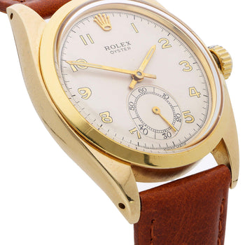 Vintage Rolex Oyster 6246 36mm Dial Small Seconds Manual Wind Watch Circa 1972 – Assay Jewelers