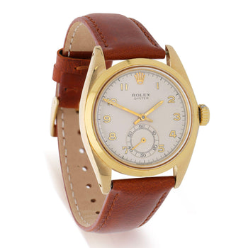 Vintage Rolex Oyster 6246 36mm Dial Small Seconds Manual Wind Watch Circa 1972 – Assay Jewelers