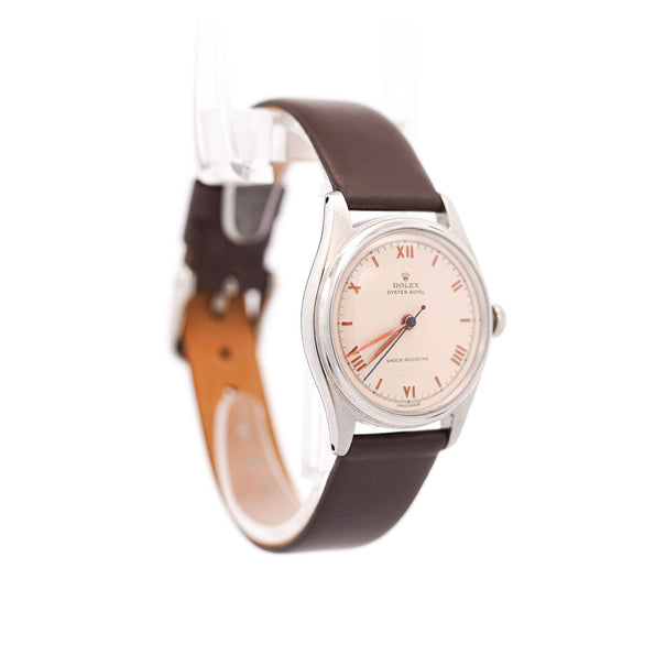 Vintage Rolex Oyster Royal 1960s 32mm Watch On Leather
