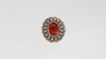 GIA Certified Antique 3.5 Carat Citrine and Diamond in Silver/Gold Ring