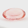 GIA Certified 176 Carat Oval Orangy Pink Morganite Bezel Pendant Necklace