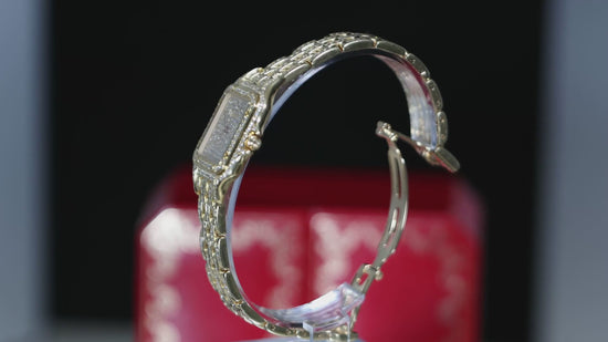 Cartier Panthere Jumbo in 18K Gold Factory Diamond Pave Dial & Bracelet Watch